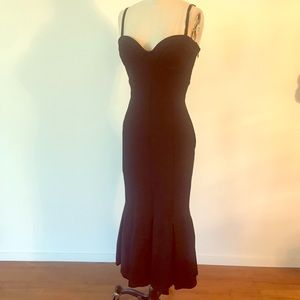 Black Cinq a Sept Nixie Mermaid Dress